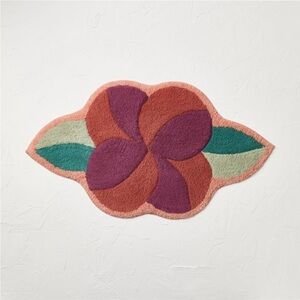 NWT Seasons Go Around Flower Shaped Bath
Rug Rose Red - Opalhouse + Jungalow